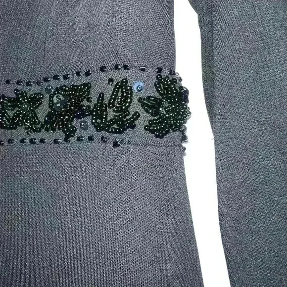 Kay Unger Evening Sz Sm/Med. Beaded Cocktail Dress Cruise‎ Formal Holiday Party - Picture 11 of 13